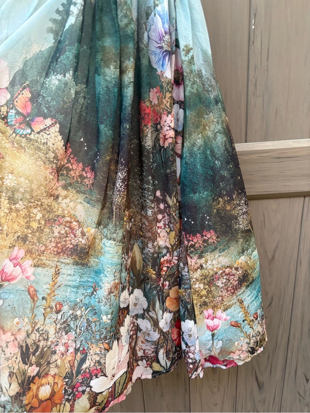 Anthropologie The Muse Basque-Waist Midi Dress - Picture 8 of 13